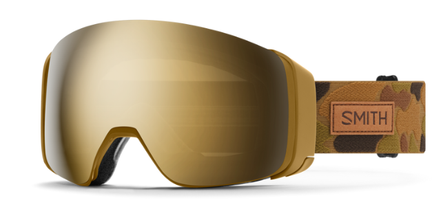 【超美品】SMITH 23-24 4D MAG Gold Bar Smith 4D Mag Ski Goggles | Medium Fit