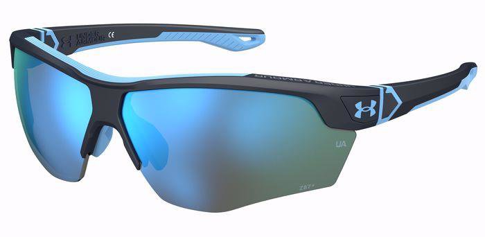 サングラス Under Armour UA YARD DUAL CSA7F Red Orange Mirror Sunglasses Under Armour Red Rectangular Unisex Sunglasses UA YARD DUAL