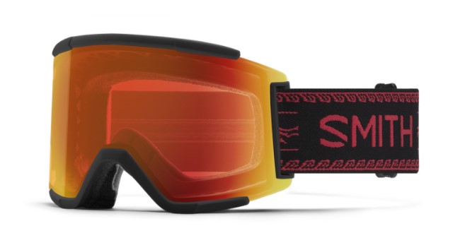 SQUAD XL ChromaPop ゴーグル sun red Smith Optics Squad XL Asian Fit Goggles | FREE Shipping