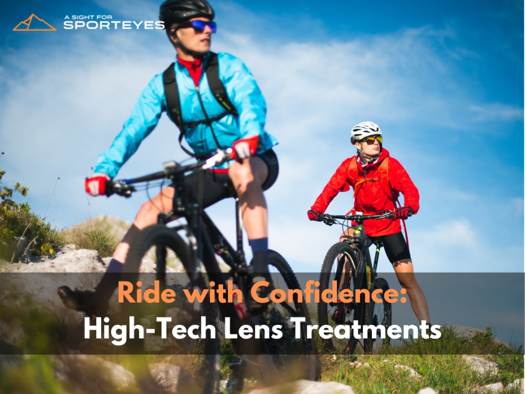 two people enjoying cycling in mountains