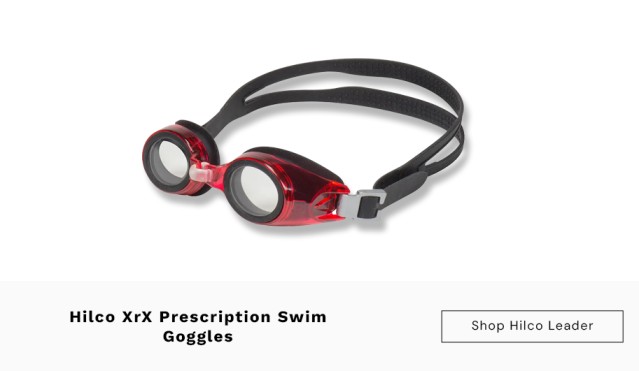 Hilco Leader XRX Custom Prescription Swim Goggles 