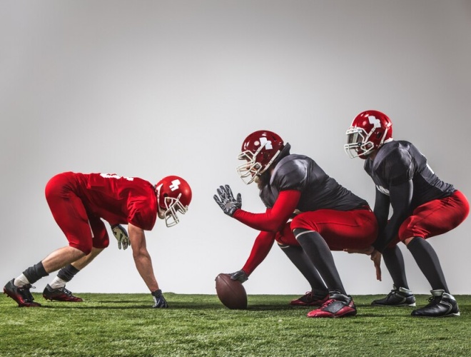 Peoples playing american football