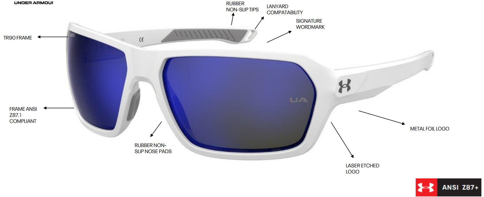 UA OUtdoor sunglasses tech