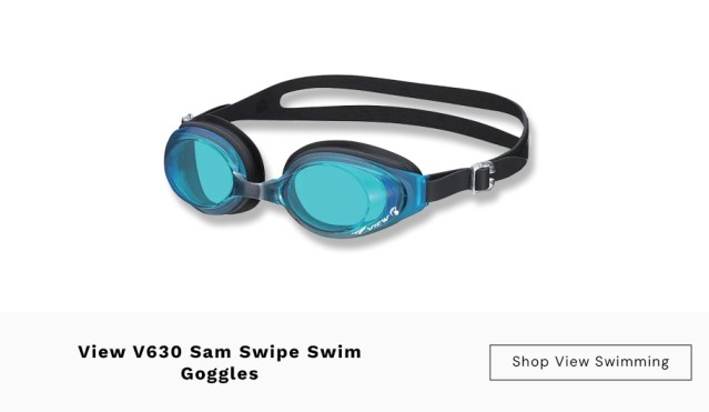 View Swipe  Step Diopter Prescription Swim Goggles 
